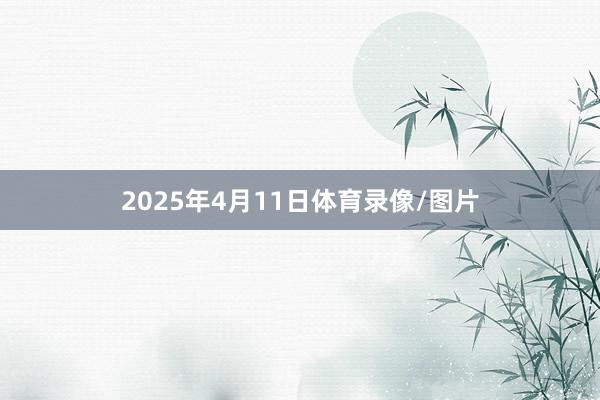 2025年4月11日体育录像/图片